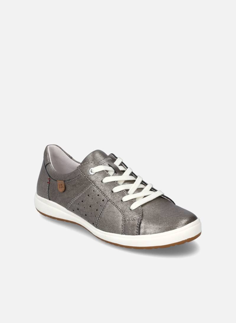 Große Größen Damen Sneaker Caren 01, Damen, grau, Größe: 42, Leder, Happy Size DE Women von JOSEF SEIBEL