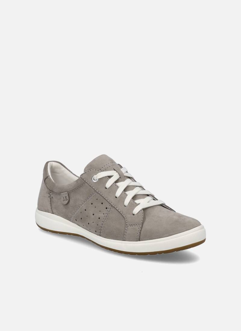 Große Größen Damen Sneaker Caren 01, Damen, grau, Größe: 45, Leder, Happy Size DE Women von JOSEF SEIBEL