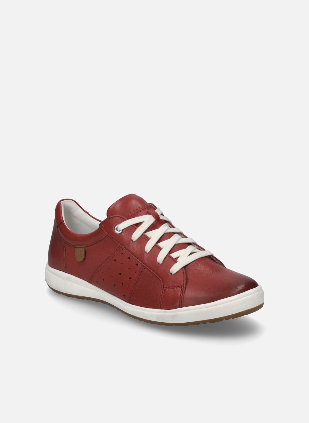 Große Größen Damen Sneaker Caren 01, Damen, rot, Größe: 42, Leder, Happy Size DE Women von JOSEF SEIBEL