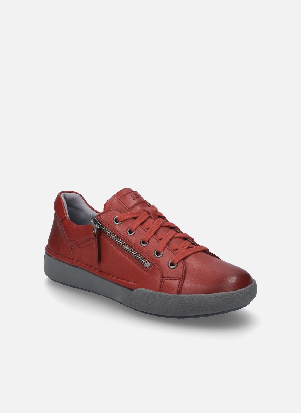 Große Größen Damen Sneaker Claire 13, Damen, rot, Größe: 36, Leder, Happy Size DE Women von JOSEF SEIBEL