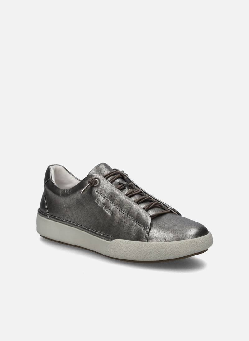 Große Größen Damen Sneaker Claire 24, Damen, grau, Größe: 36, Leder, Happy Size DE Women von JOSEF SEIBEL