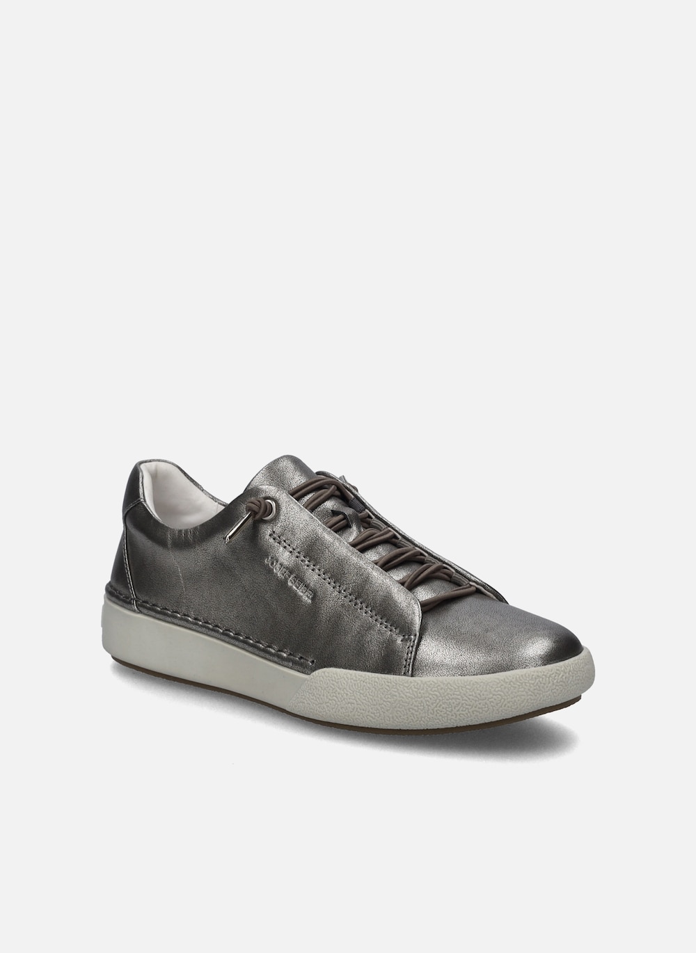 Große Größen Damen Sneaker Claire 24, Damen, grau, Größe: 42, Leder, Happy Size DE Women von JOSEF SEIBEL