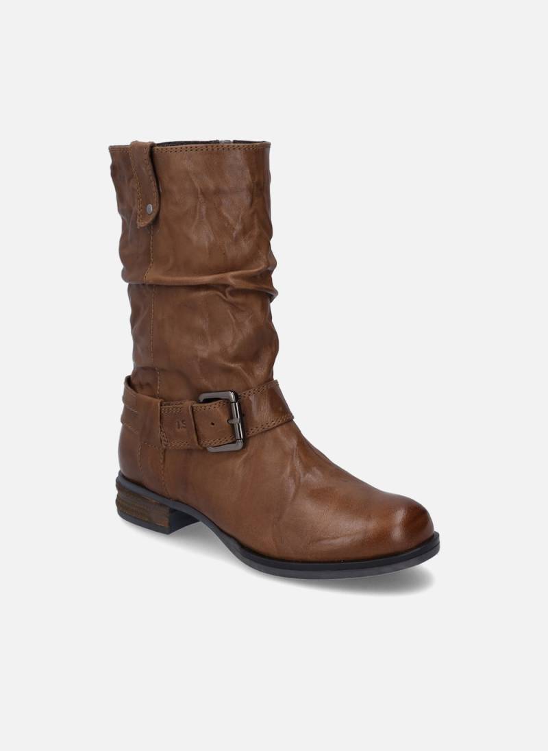 Große Größen Damen Stiefel Sanja 14, Damen, braun, Größe: 36, Leder, Happy Size DE Women von JOSEF SEIBEL