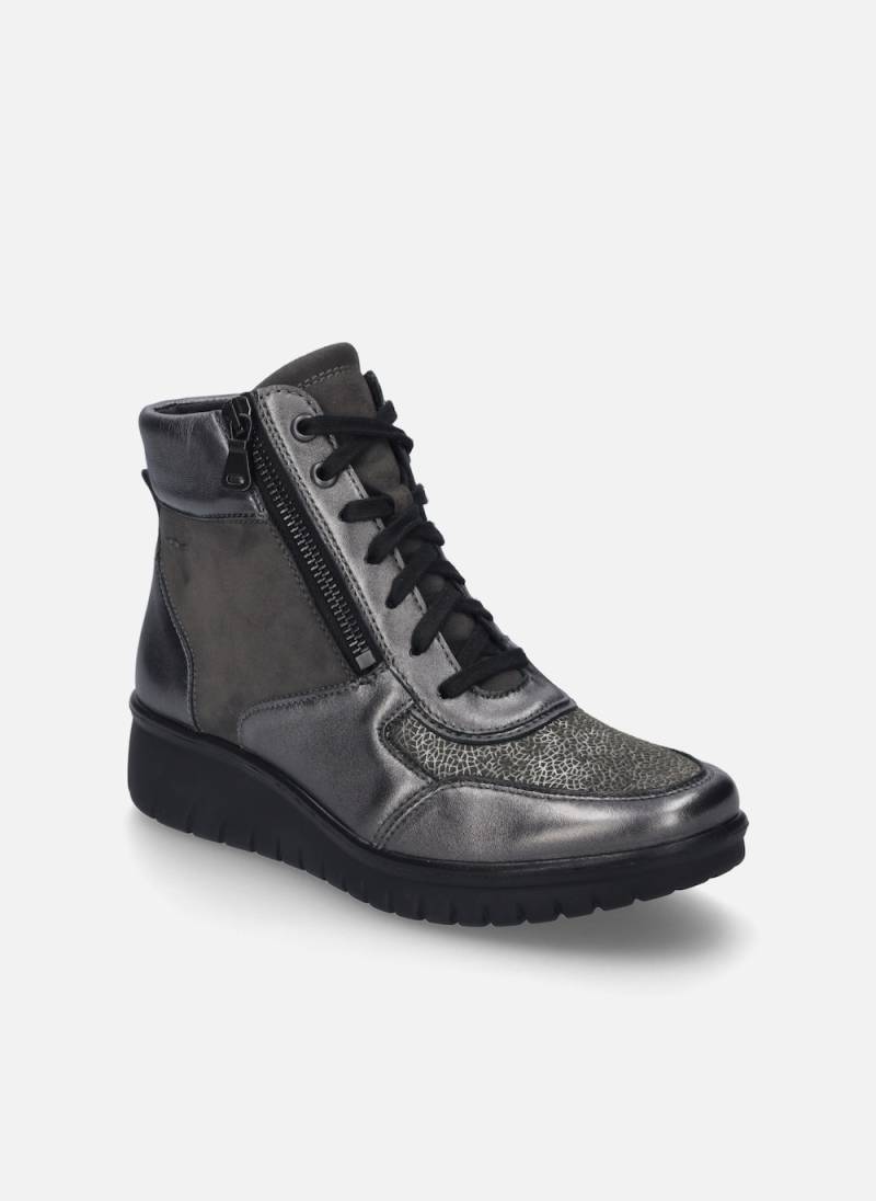 Große Größen Damen Stiefelette Calais 02, Damen, grau, Größe: 36, Leder, Happy Size DE Women von JOSEF SEIBEL