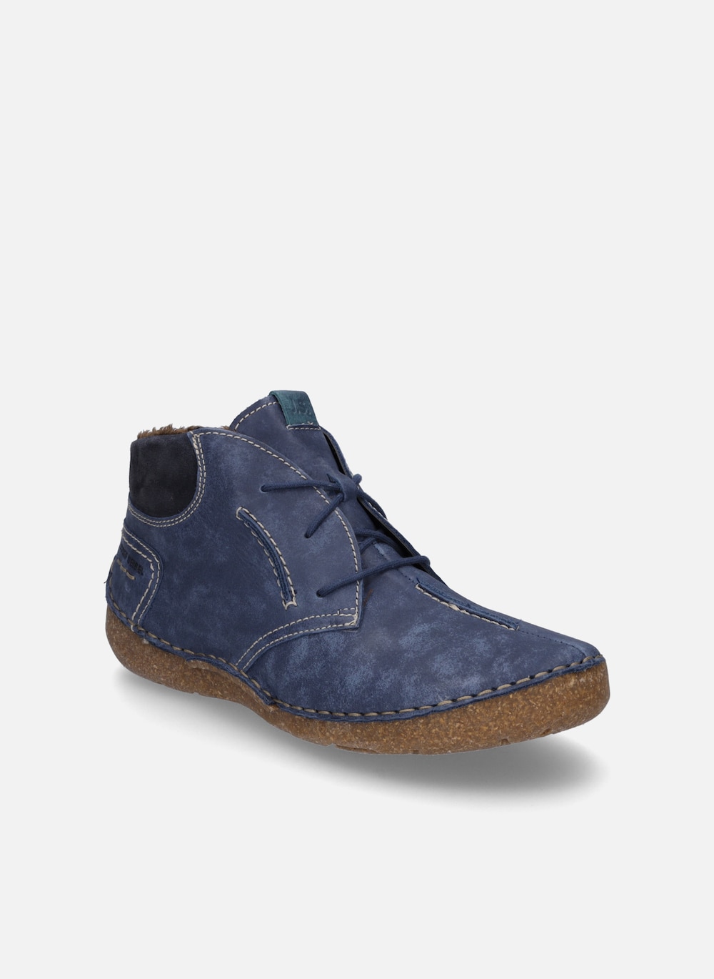 Große Größen Damen Stiefelette Fergey 65, Damen, blau, Größe: 43, Leder, Happy Size DE Women von JOSEF SEIBEL