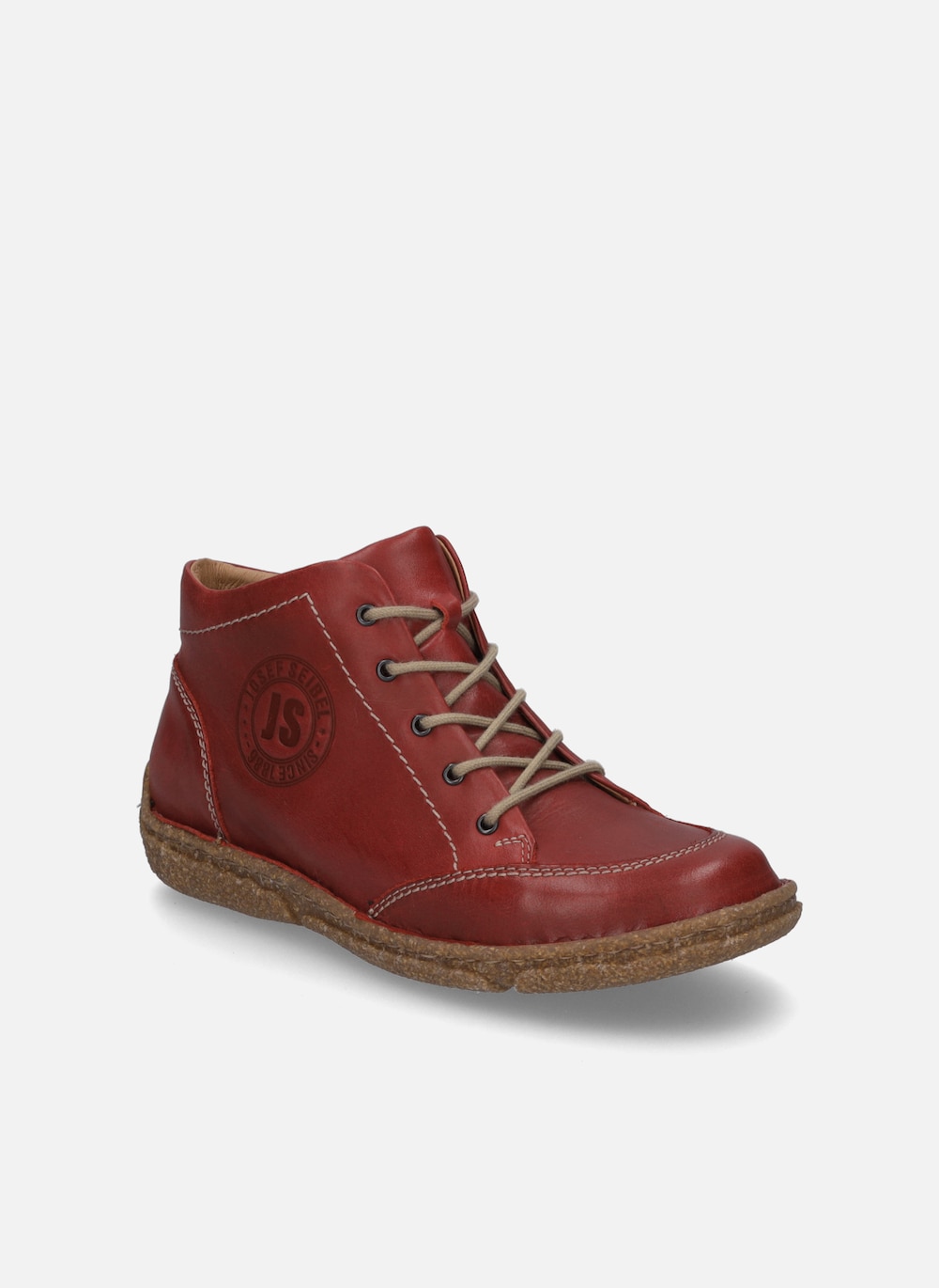 Große Größen Damen Stiefelette Neele 01, Damen, rot, Größe: 38, Leder, Happy Size DE Women von JOSEF SEIBEL