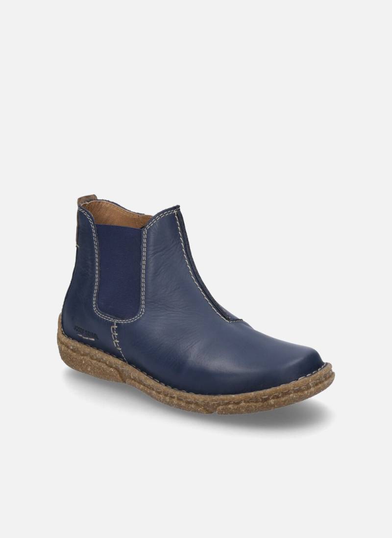 Große Größen Damen Stiefelette Neele 68, Damen, blau, Größe: 40, Leder, Happy Size DE Women von JOSEF SEIBEL