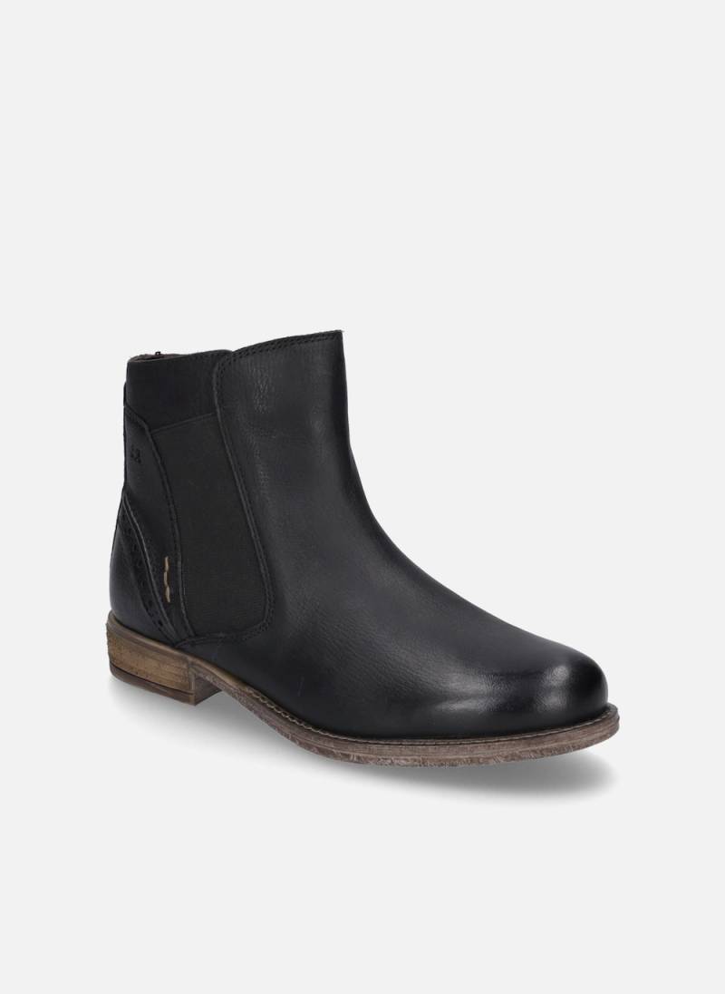Große Größen Damen Stiefelette Sienna 35, Damen, schwarz, Größe: 39, Leder, Happy Size DE Women von JOSEF SEIBEL