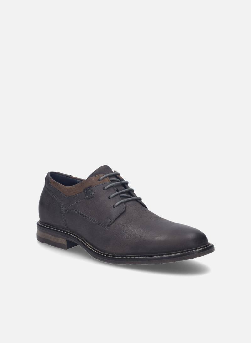 Große Größen Herren Halbschuh Earl 05, Herren, grau, Größe: 41, Leder, Happy Size DE Men von JOSEF SEIBEL