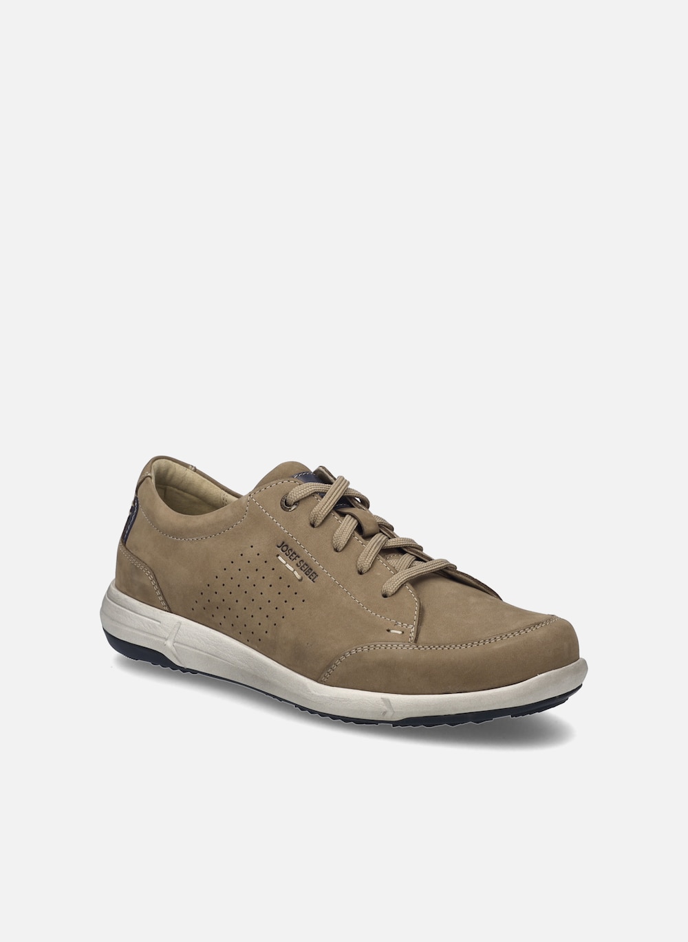 Große Größen Herren Halbschuh Enrico 30, Herren, beige, Größe: 44, Leder, Happy Size DE Men von JOSEF SEIBEL