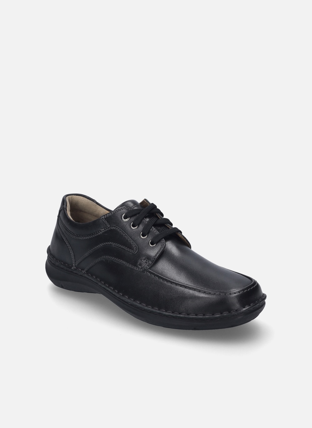 Große Größen Herren Halbschuh New Anvers 62, Herren, schwarz, Größe: 40, Leder, Happy Size DE Men von JOSEF SEIBEL