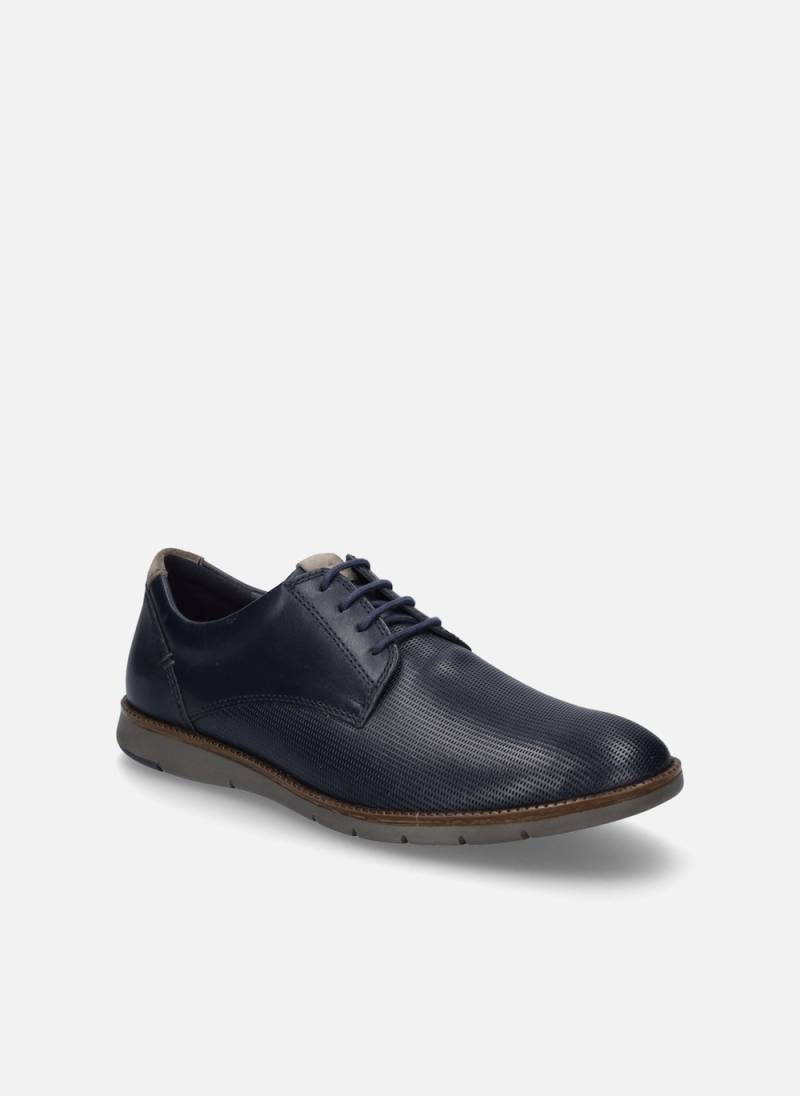 Große Größen Herren Halbschuh Tyler 9, Herren, blau, Größe: 40, Leder, Happy Size DE Men von JOSEF SEIBEL