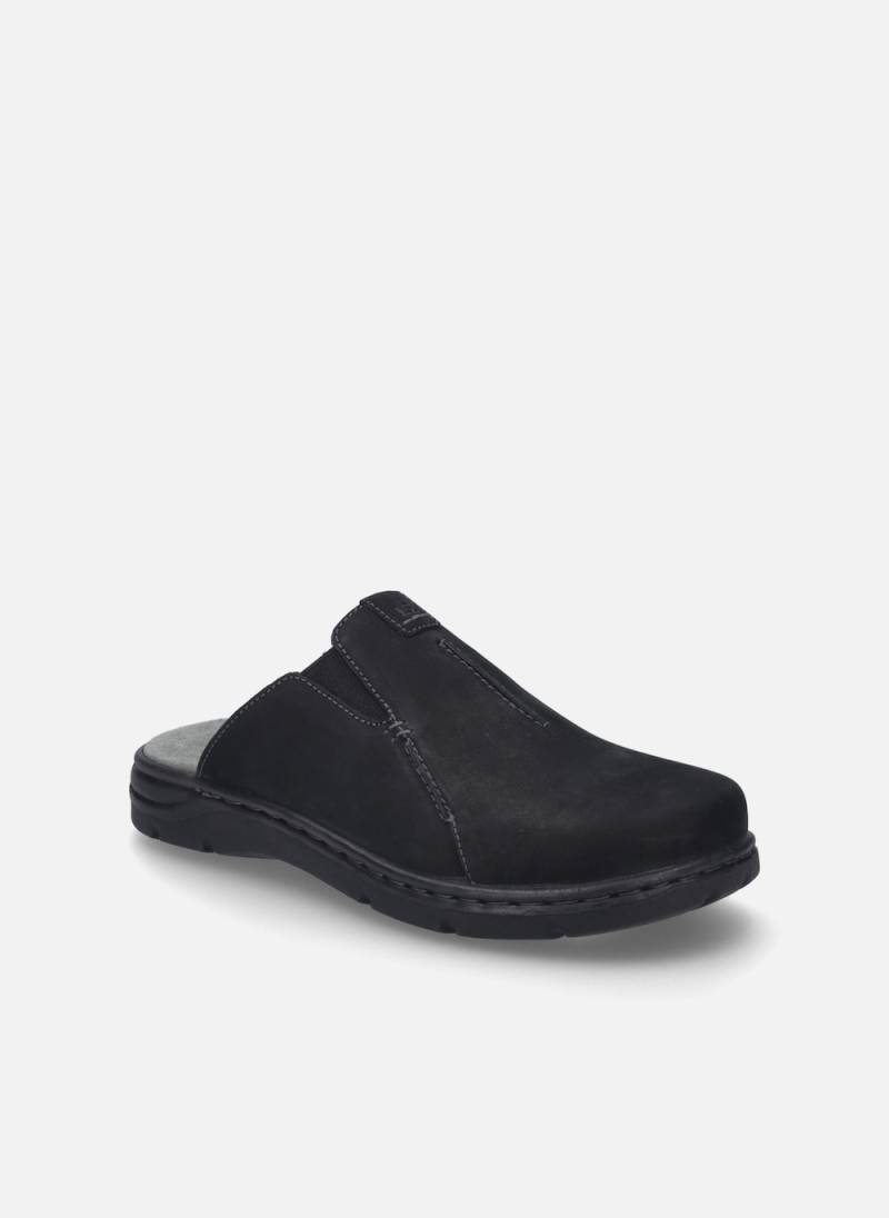 Große Größen Herren Hausschuh Marlon 07, Herren, schwarz, Größe: 43, Sonstige/Leder, Happy Size DE Men von JOSEF SEIBEL