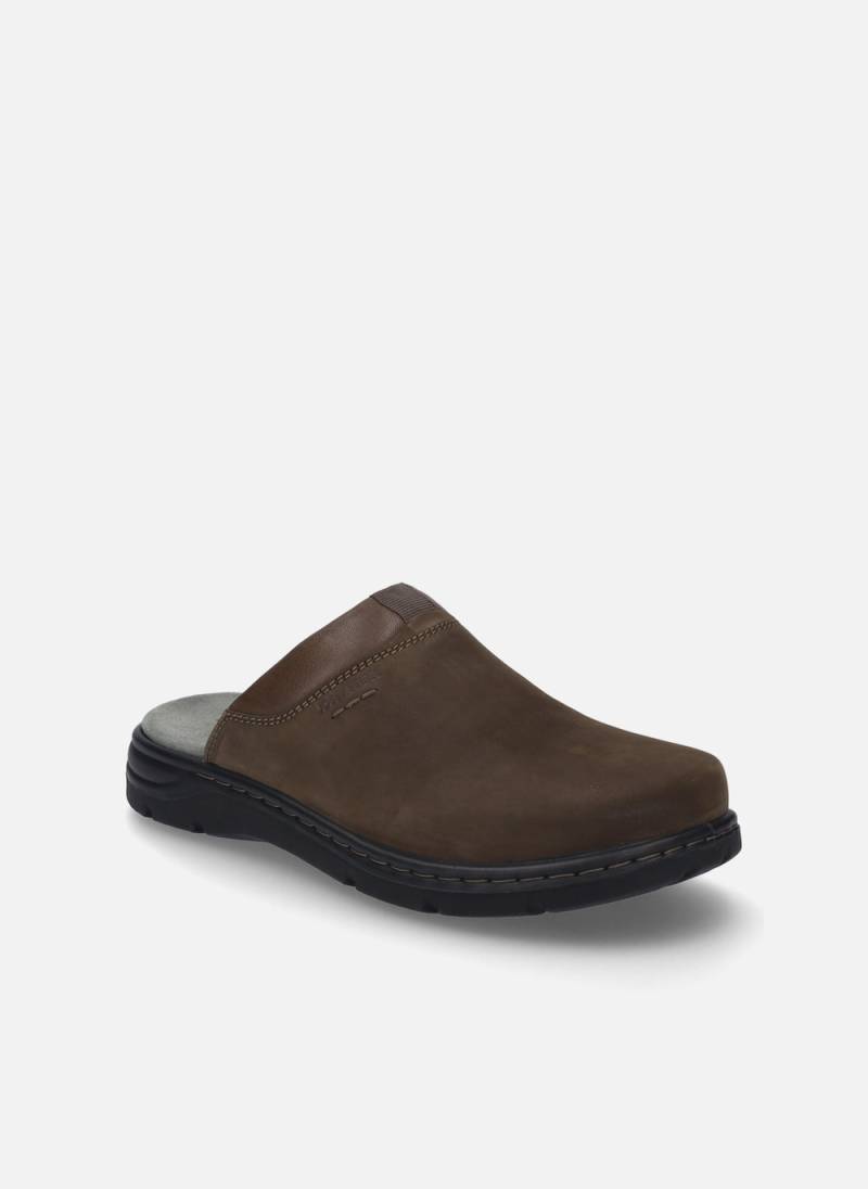 Große Größen Herren Hausschuh Marlon 08, Herren, braun, Größe: 40, Leder, Happy Size DE Men von JOSEF SEIBEL