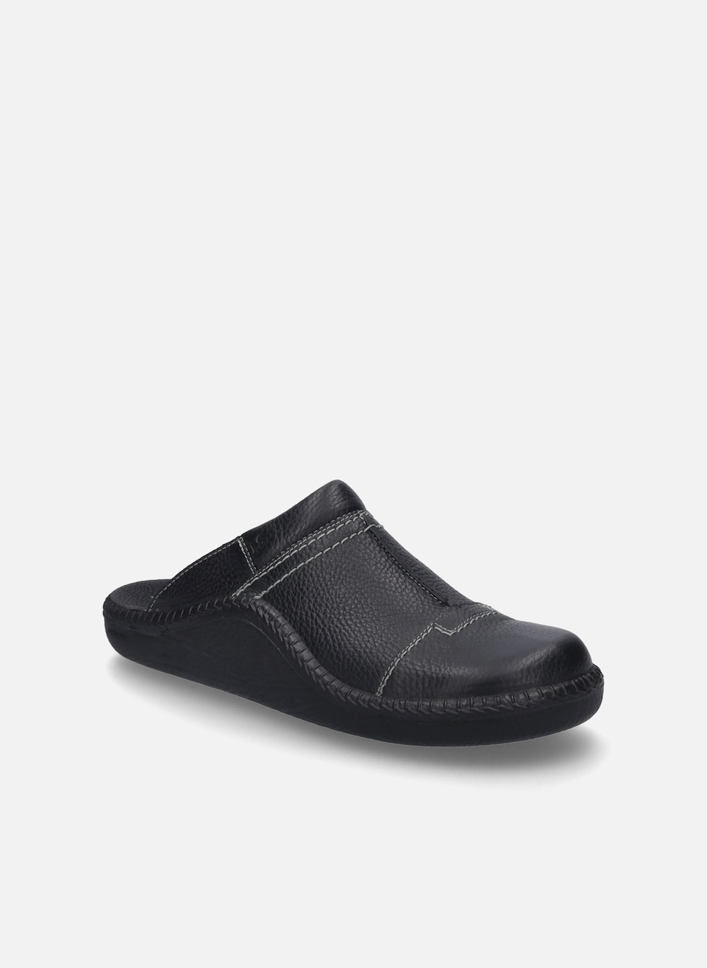 Große Größen Herren Hausschuh Monaco H 13, Herren, schwarz, Größe: 41, Sonstige/Leder, Happy Size DE Men von JOSEF SEIBEL