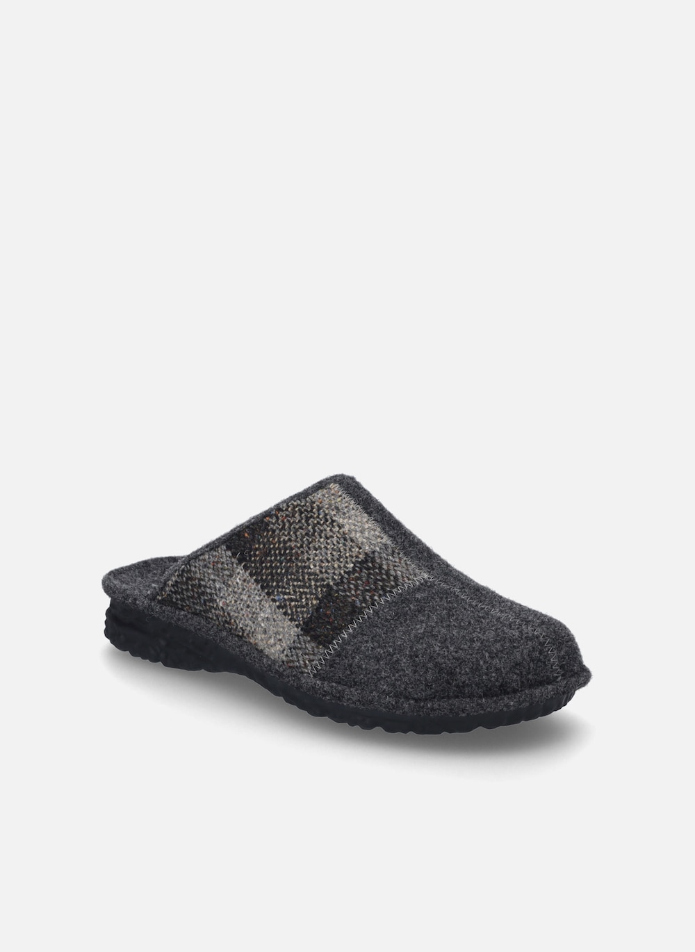 Große Größen Herren Hausschuh Toulouse 04, Herren, grau, Größe: 44, Sonstige, Happy Size DE Men von JOSEF SEIBEL