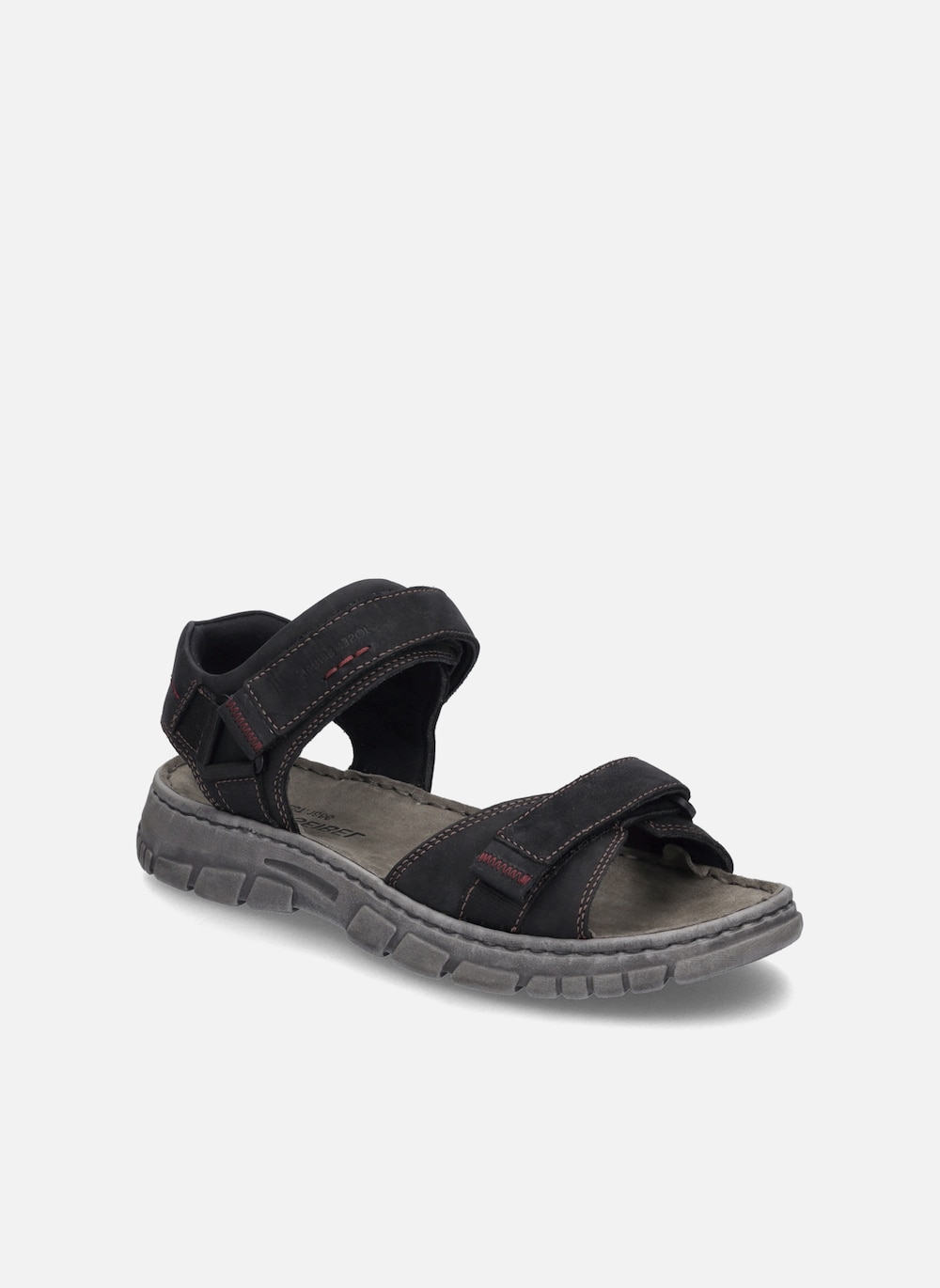 Große Größen Herren Sandale Brendan 01, Herren, schwarz, Größe: 45, Sonstige/Leder, Happy Size DE Men von JOSEF SEIBEL