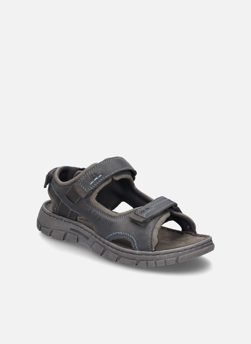 Große Größen Herren Sandale Brendan 04, Herren, grau, Größe: 43, Sonstige, Happy Size DE Men von JOSEF SEIBEL