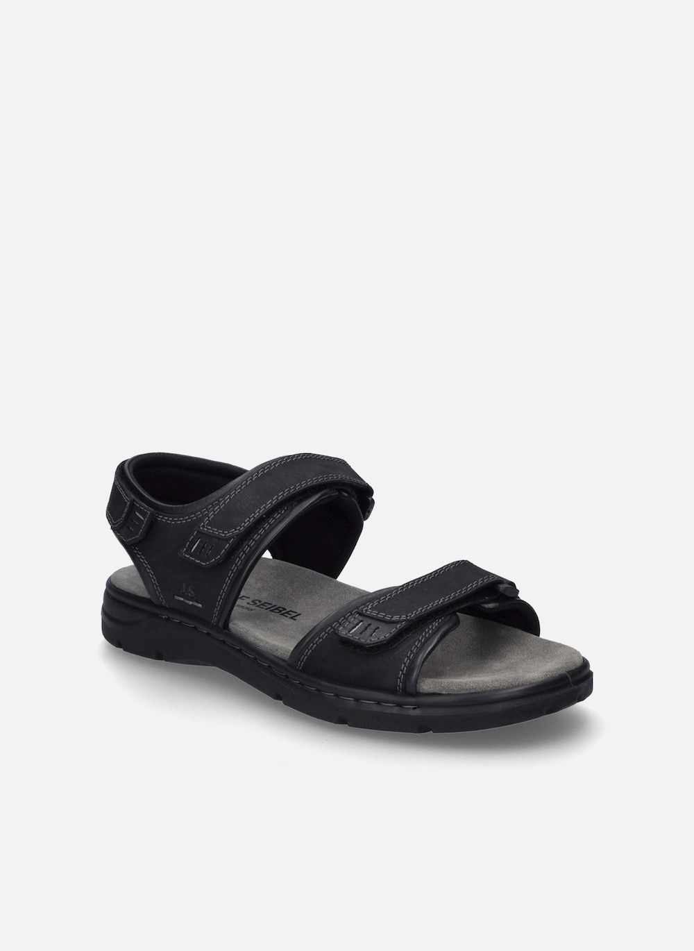 Große Größen Herren Sandale Marlon 05, Herren, schwarz, Größe: 45, Sonstige, Happy Size DE Men von JOSEF SEIBEL