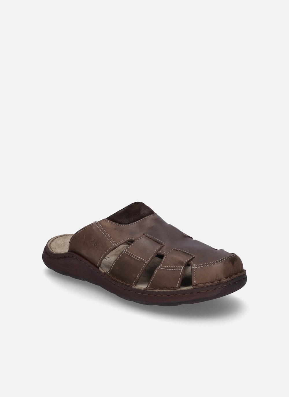 Große Größen Herren Sandale Maverick 02, Herren, braun, Größe: 40, Leder, Happy Size DE Men von JOSEF SEIBEL