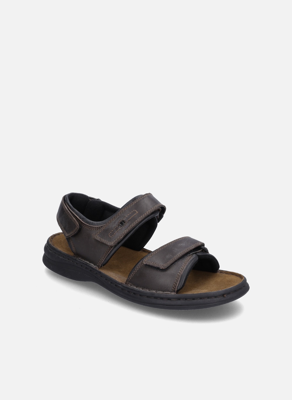 Große Größen Herren Sandale Rafe, Herren, braun, Größe: 43, Sonstige/Leder, Happy Size DE Men von JOSEF SEIBEL