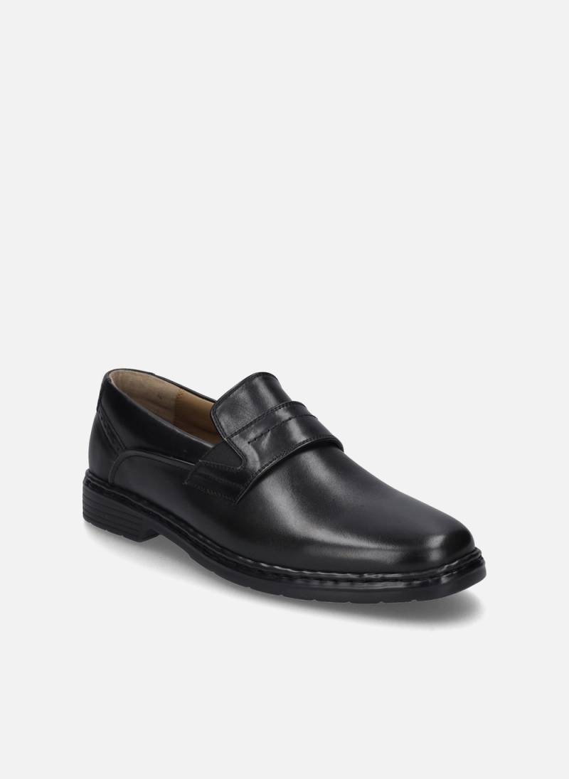 Große Größen Herren Slipper Alastair 15, Herren, schwarz, Größe: 43, Leder, Happy Size DE Men von JOSEF SEIBEL