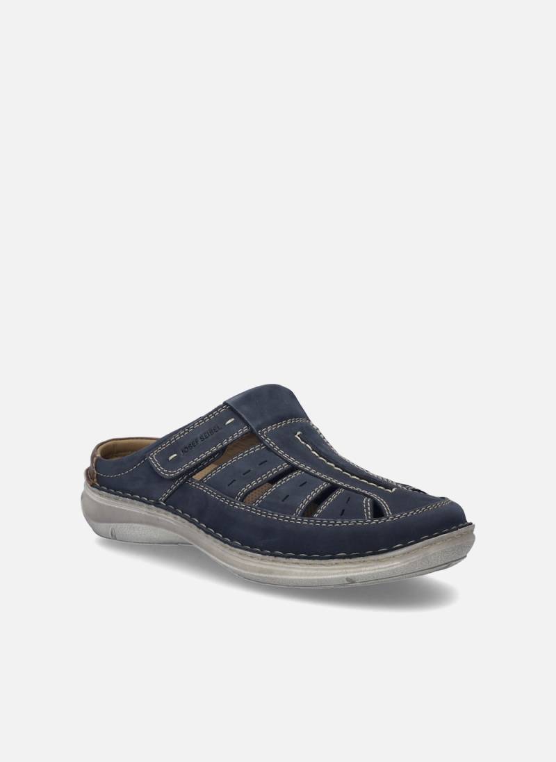 Große Größen Herren Slipper New Anvers 76, Herren, grau, Größe: 39, Leder, Happy Size DE Men von JOSEF SEIBEL