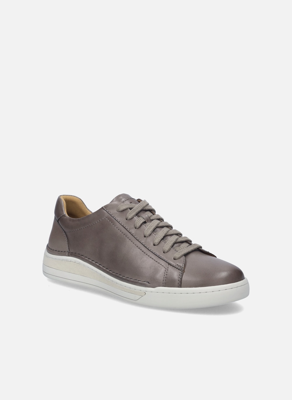 Große Größen Herren Sneaker Cleve 02, Herren, grau, Größe: 43, Gummi/Leder, Happy Size DE Men von JOSEF SEIBEL