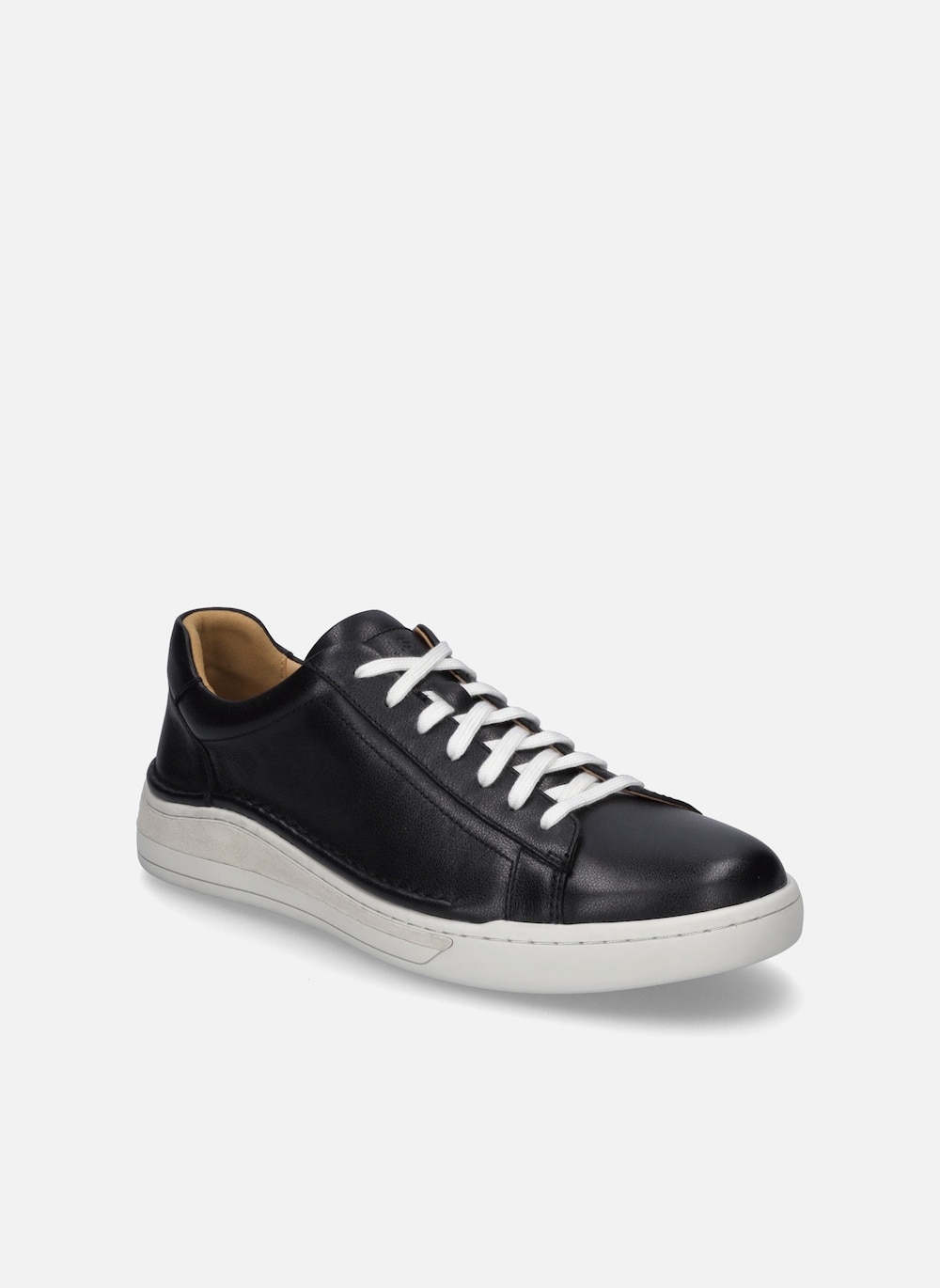 Große Größen Herren Sneaker Cleve 02, Herren, schwarz, Größe: 46, Gummi/Leder, Happy Size DE Men von JOSEF SEIBEL