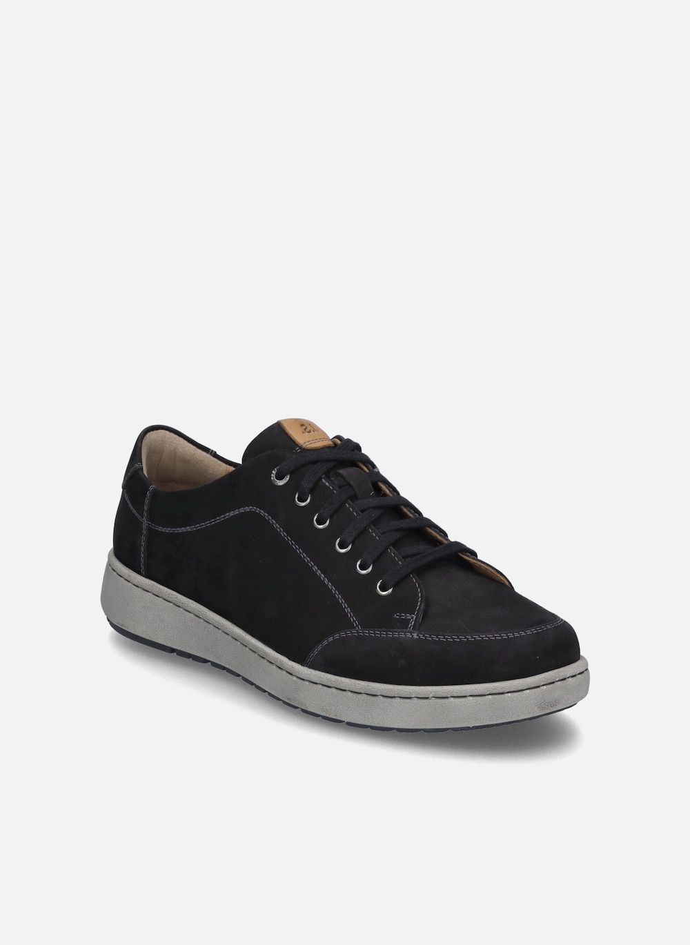 Große Größen Herren Sneaker David 03, Herren, schwarz, Größe: 43, Leder, Happy Size DE Men von JOSEF SEIBEL