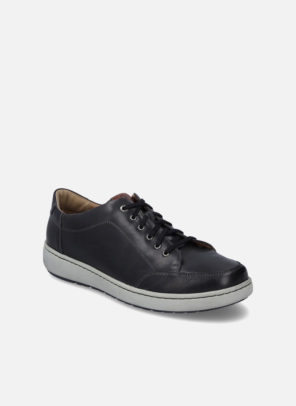 Große Größen Herren Sneaker David 03, Herren, schwarz, Größe: 43, Leder, Happy Size DE Men von JOSEF SEIBEL