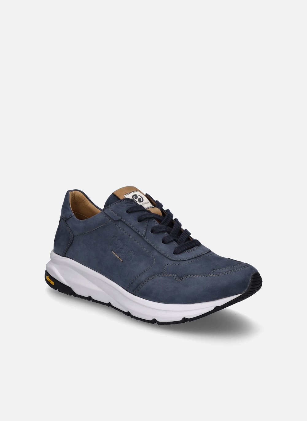 Große Größen Herren Sneaker Donald 01, Herren, blau, Größe: 44, Leder, Happy Size DE Men von JOSEF SEIBEL