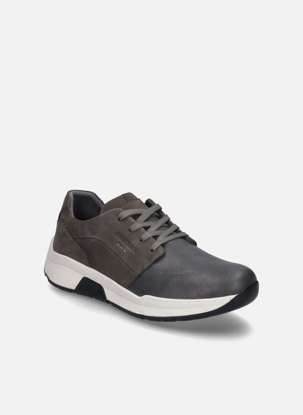 Große Größen Herren Sneaker Mitchell 02, Herren, grau, Größe: 42, Leder, Happy Size DE Men von JOSEF SEIBEL