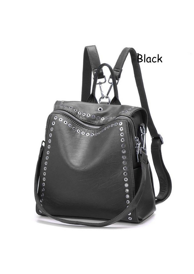 JOSEKO Cityrucksack Leder Rucksack Leder Rucksack Braun (Hochwertiges Leder, zeitloses Design, und viel Stauraum für Alltag und Reisen), Eleganz und Funktionalität vereint von JOSEKO