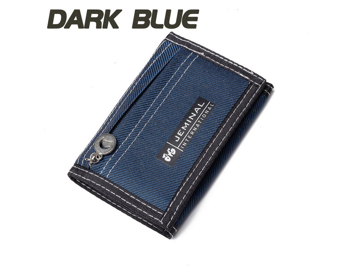 JOSEKO Mini Geldbörse Korean Wallet in Blau – Minimalismus trifft asiatischen Chic, Koreanisches Slim-Desig von JOSEKO