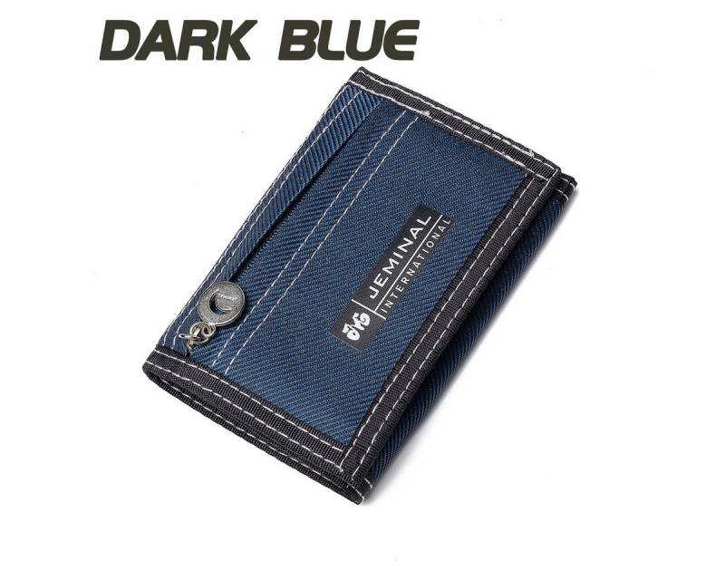 JOSEKO Mini Geldbörse Korean Wallet in Blau – Minimalismus trifft asiatischen Chic, Koreanisches Slim-Desig von JOSEKO