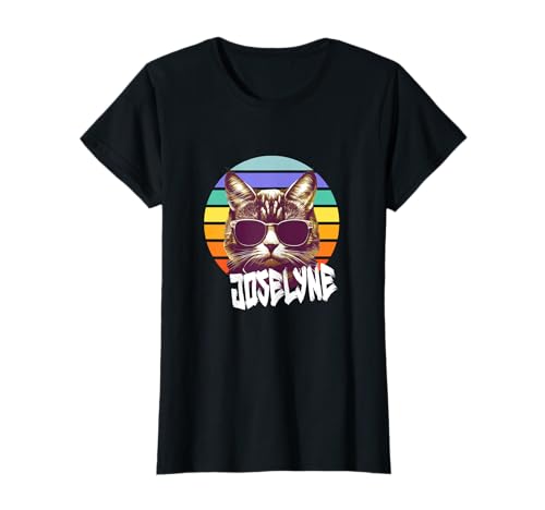 JOSELYNE - Schöner Mädchen Name mit lustiger Katze T-Shirt JOSELYNE - Schöner Mädchen Name mit lustiger Katze T-Shirt von JOSELYNE Tochter Enkel Geburtstag Geschenkideen