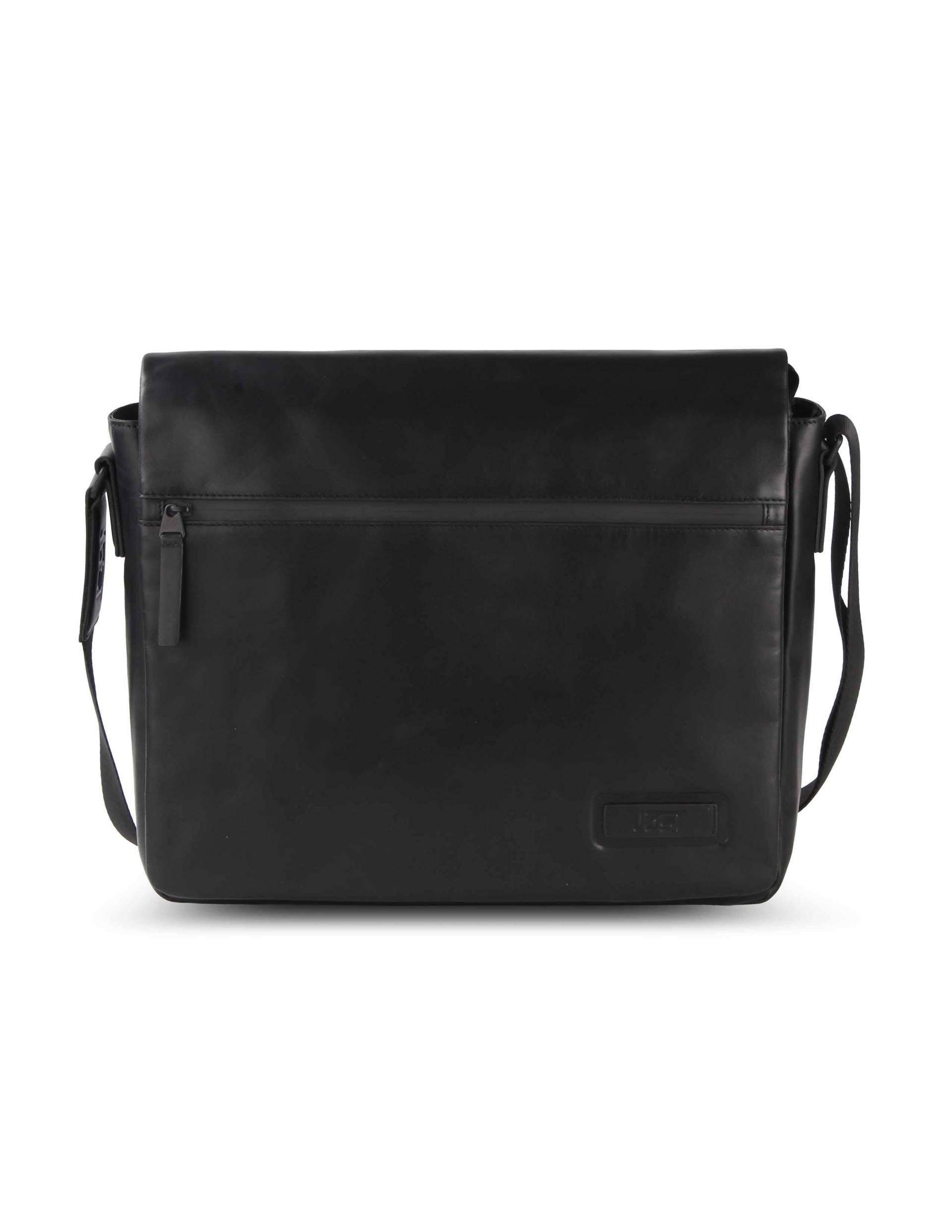 JOST - AARHUS Umhängetasche L schwarz Schwarz von JOST