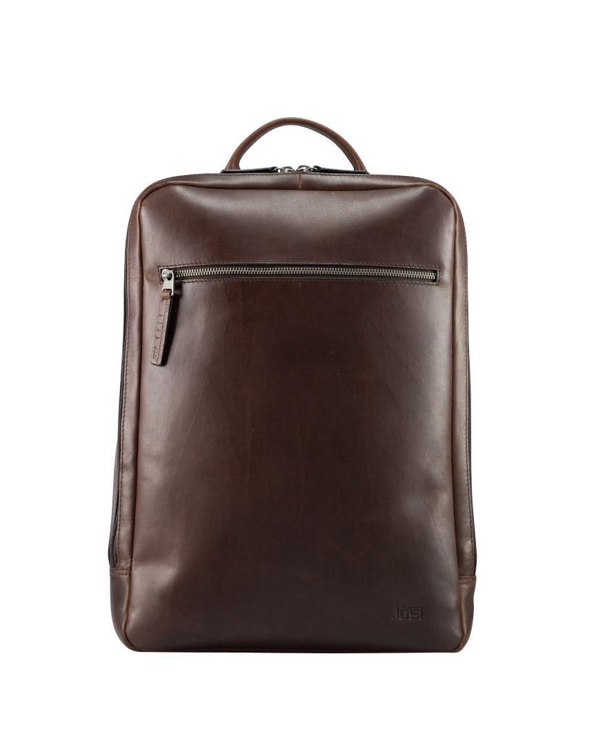 JOST - LUND Computerrucksack Lund Daypack Rucksack 2Fa Brown Braun von JOST