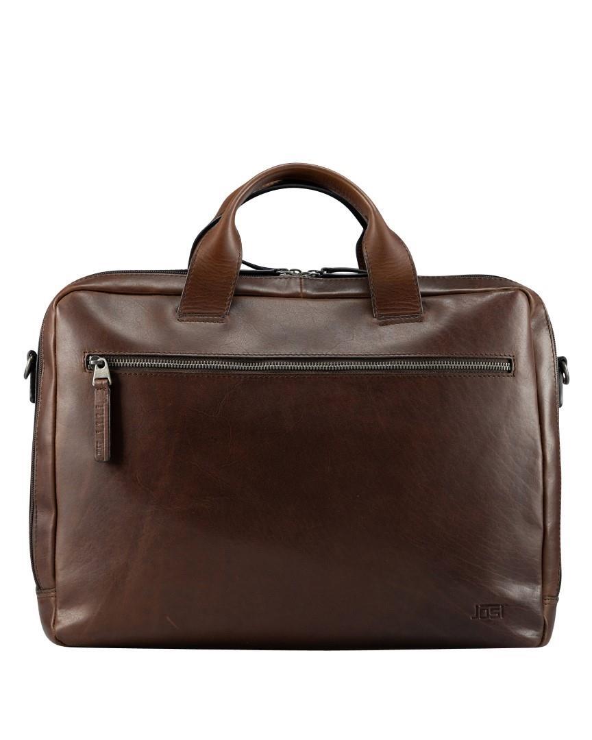 JOST - LUND Rv-Aktenmappe Pu-Coated Braun Braun von JOST