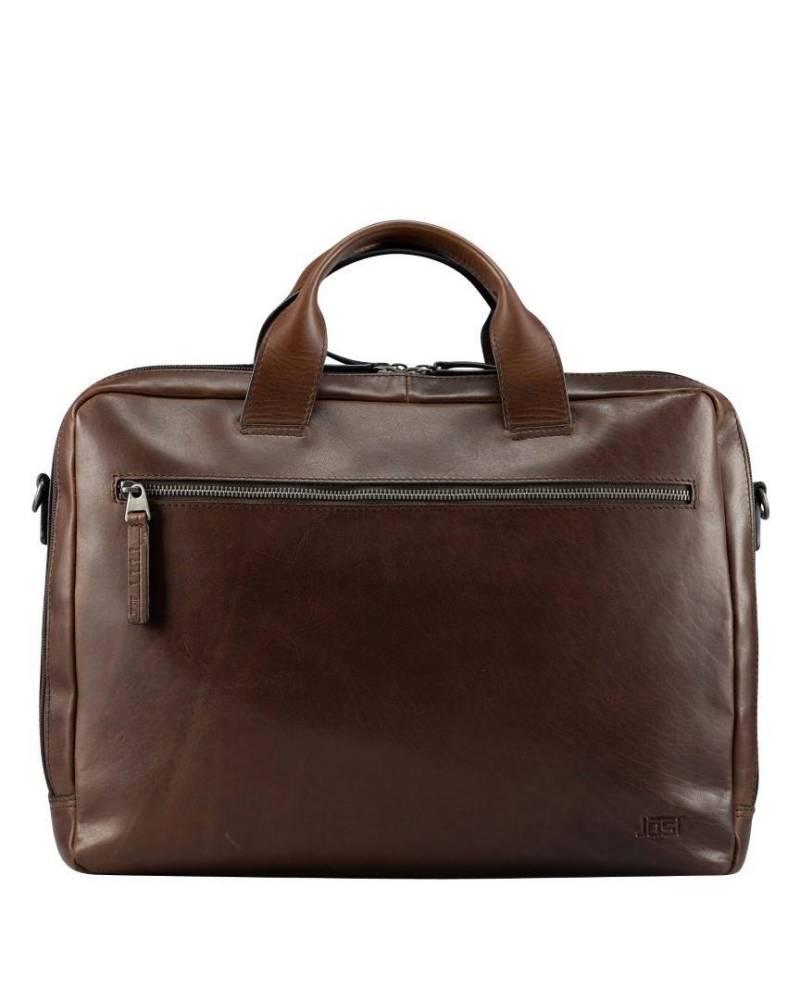 JOST - LUND Rv-Aktenmappe Pu-Coated Braun Braun von JOST