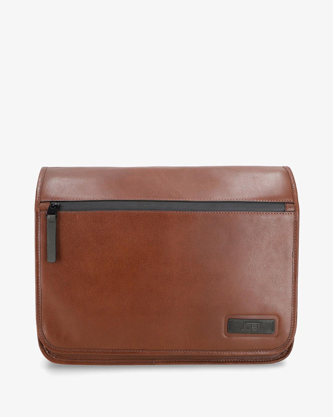 JOST - MALMÖ Crossbag Malmö Umhängetasche L Cognac Cognac von JOST