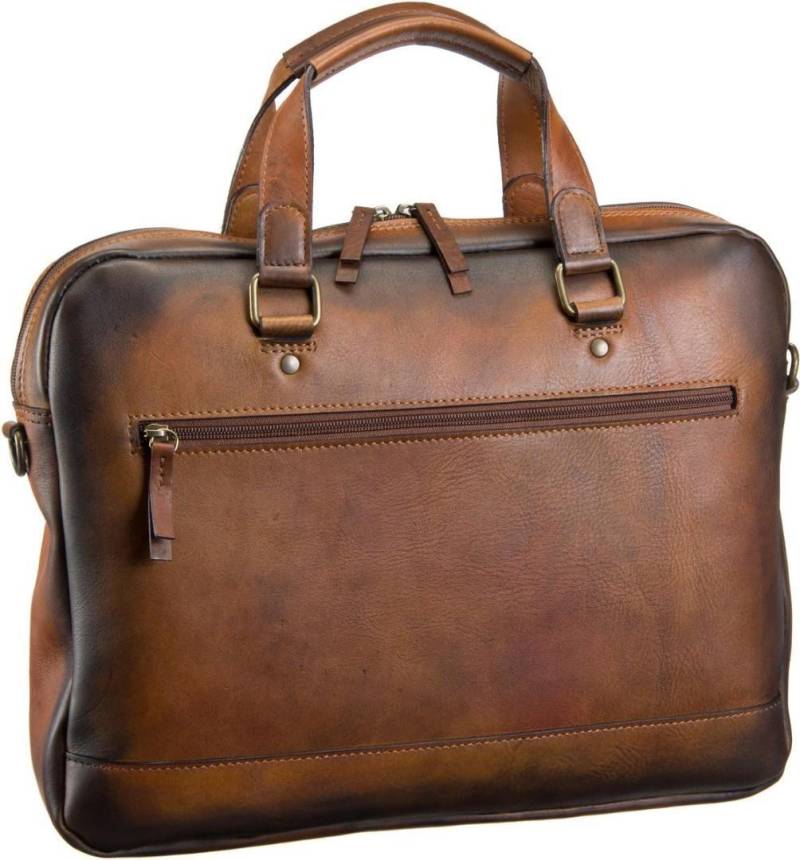 JOST - RANA Businessartikel Briefcase Zipper 1 Comp Cognac Cognac von JOST