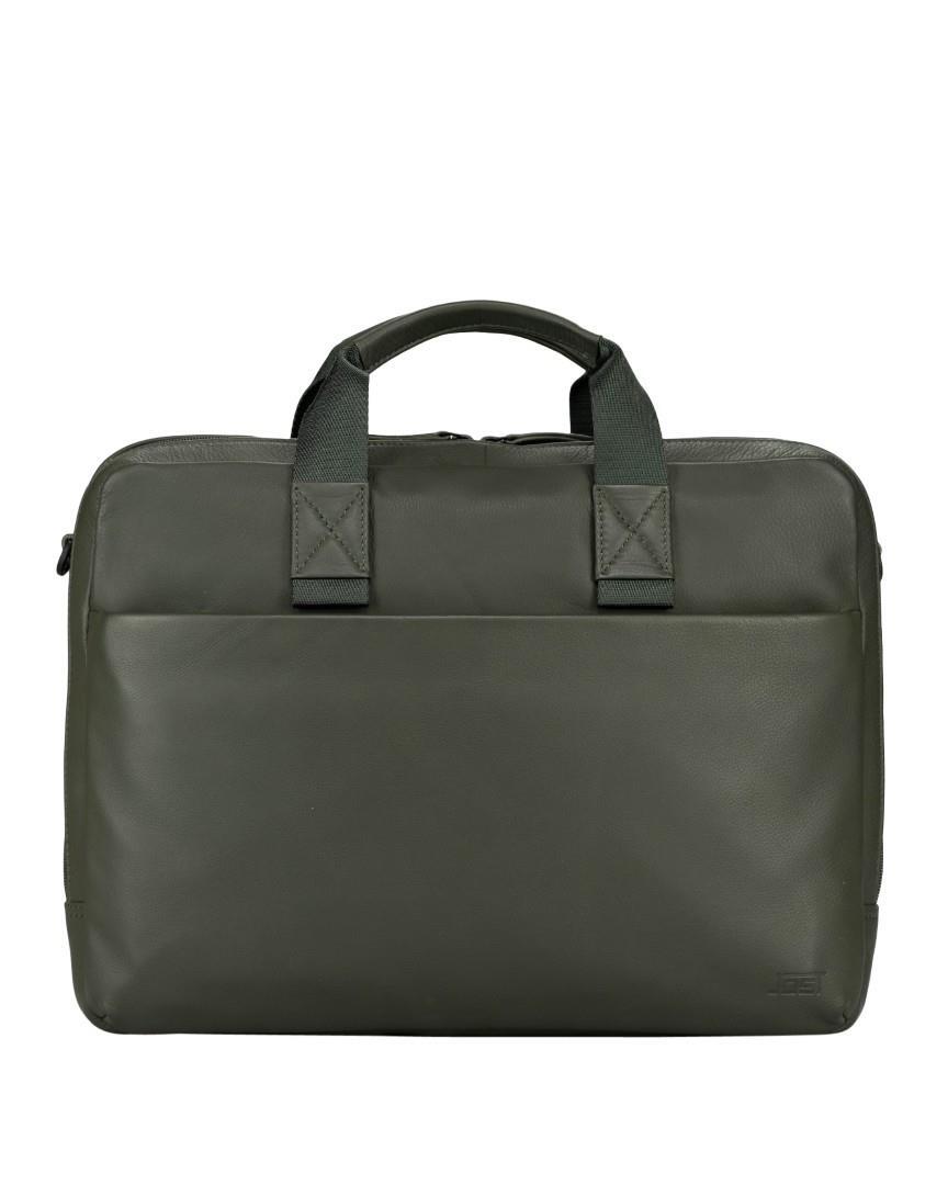 JOST - TROMSOE Business Tasche L 2F olive cognac von JOST