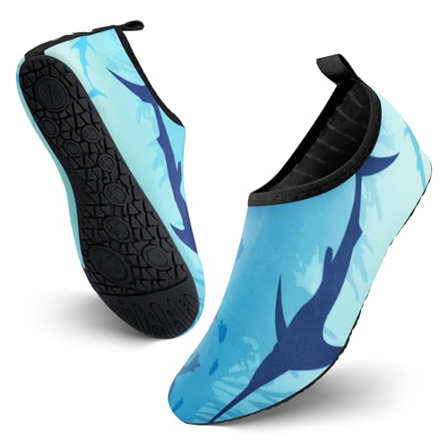 JOTO Wasserschuhe für Damen Herren Kinder, Unisex Badeschuhe Strandschuhe Quick-Dry Schnelltrockend Aquaschuhe Schwimmschuhe Surfschuhe Barfuß Schuhe von JOTO