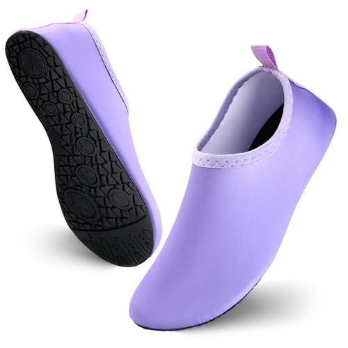 JOTO Wasserschuhe für Damen Herren Kinder, Unisex Badeschuhe Strandschuhe Quick-Dry Schnelltrockend Aquaschuhe Schwimmschuhe Surfschuhe Barfuß Schuhe von JOTO