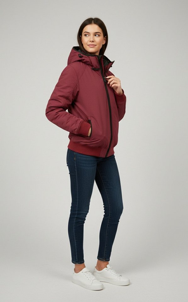 JOTT Daunenjacke Lettonie Bomberjacke mit Kapuze von JOTT