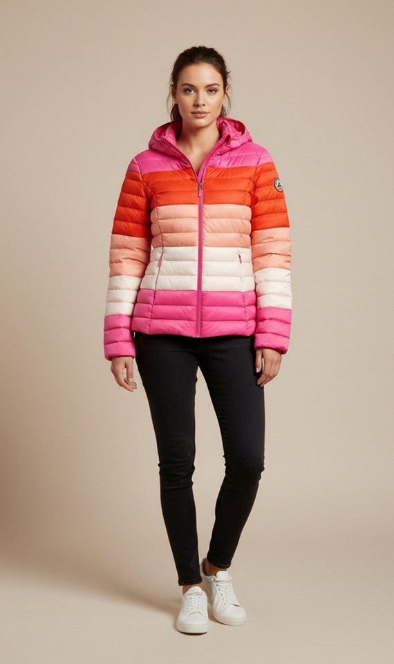JOTT Leichtdaunenjacke Clarisse Mehrfarbig mit Kapuze von JOTT