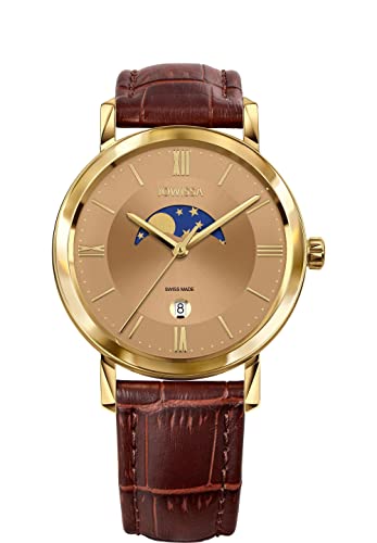 JOWISSA Gold/Braun Magno Schweizer Herrenuhr J4.274.L von JOWISSA