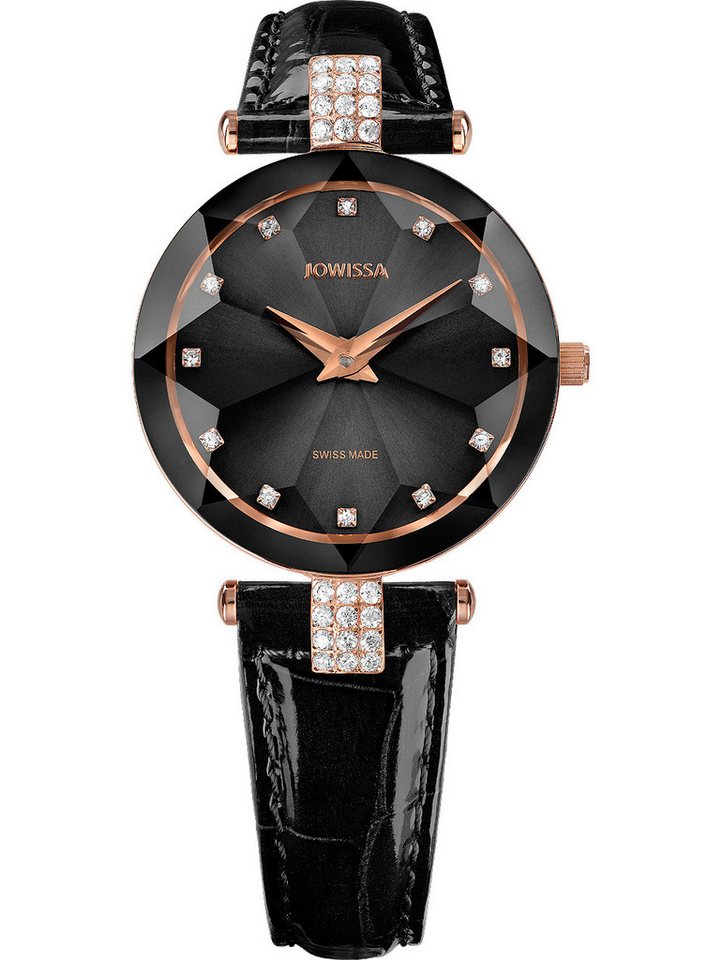 JOWISSA Quarzuhr Jowissa J5.623.M Facet Strass Damenuhr 29mm 5ATM Jowissa J5.623.M Facet Strass Damenuhr 29mm 5ATM von JOWISSA